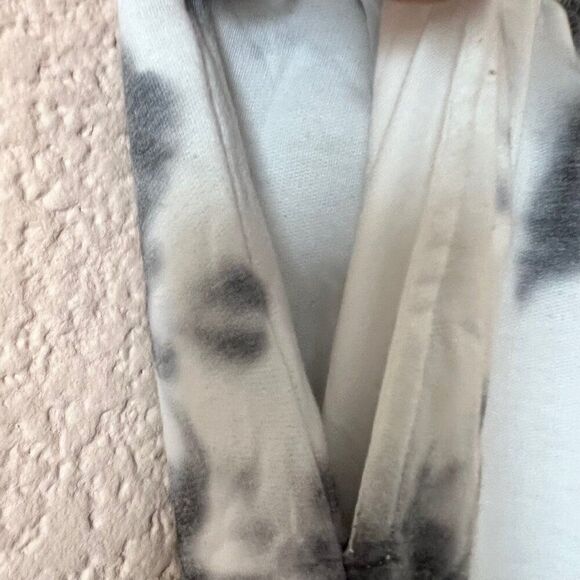 Lulus Size M Women White Washed Tie Dye Cozy High Rise Lounge Jogger Sweatpants - Picture 6 of 11